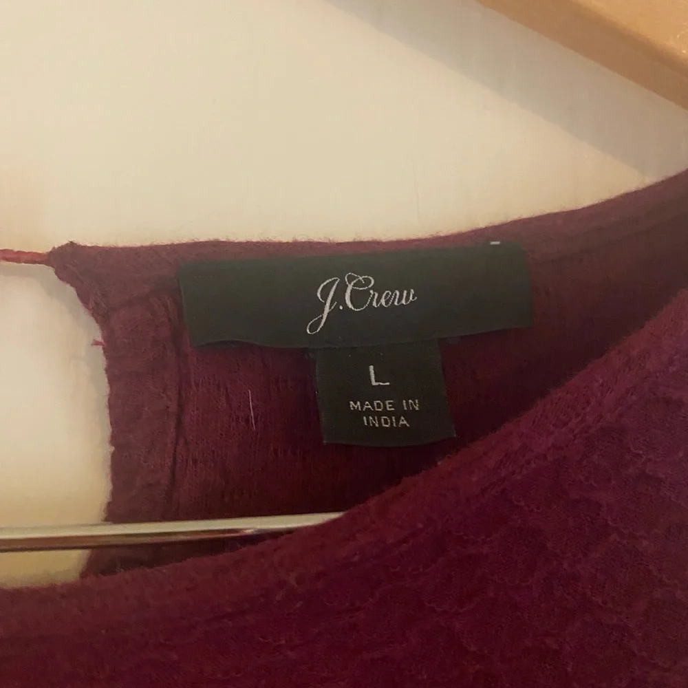 J. Crew pin tuck Edwardian ruffle Cottagecore boho prairie balloon sleeve top L